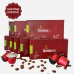 Kit 80 Cápsulas de café Guanabara Especial Clássico compatível Nespresso
