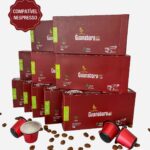 Kit 100 Cápsulas de café Guanabara Especial Clássico compatível Nespresso