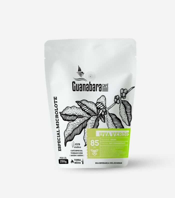 Café Guanabara Especial Microlote Uva Verde - 250 gramas - Sul de Minas - 100%Arábica - Imagem 1