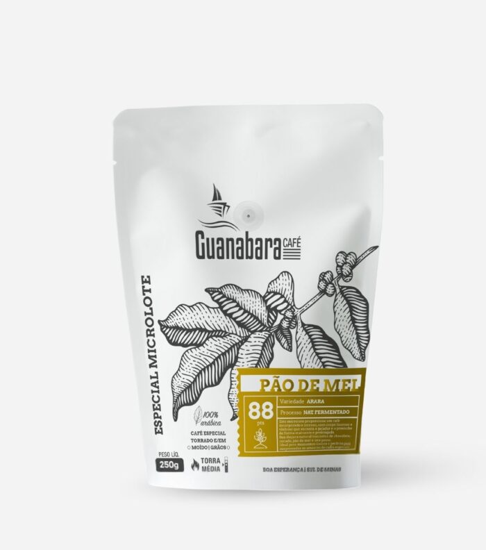 Café Guanabara Especial Microlote Pão de Mel - 250 gramas - Sul de Minas - 100%Arábica - Imagem 1