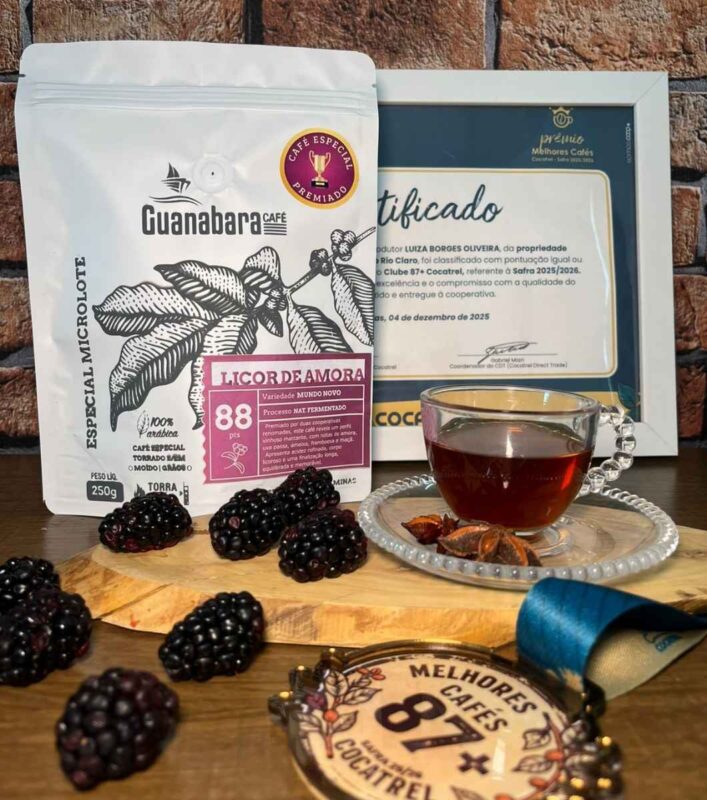 Café Guanabara Especial Licor de Amora - 250g - Sul de Minas - 100% Arábica